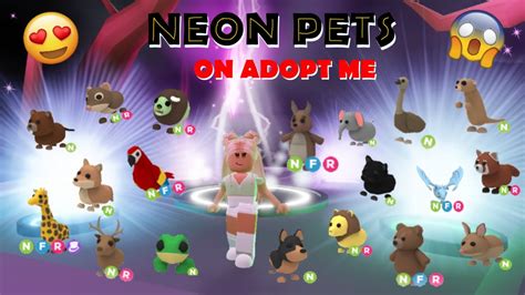 Luminous - full grown. . Neon stages adopt me